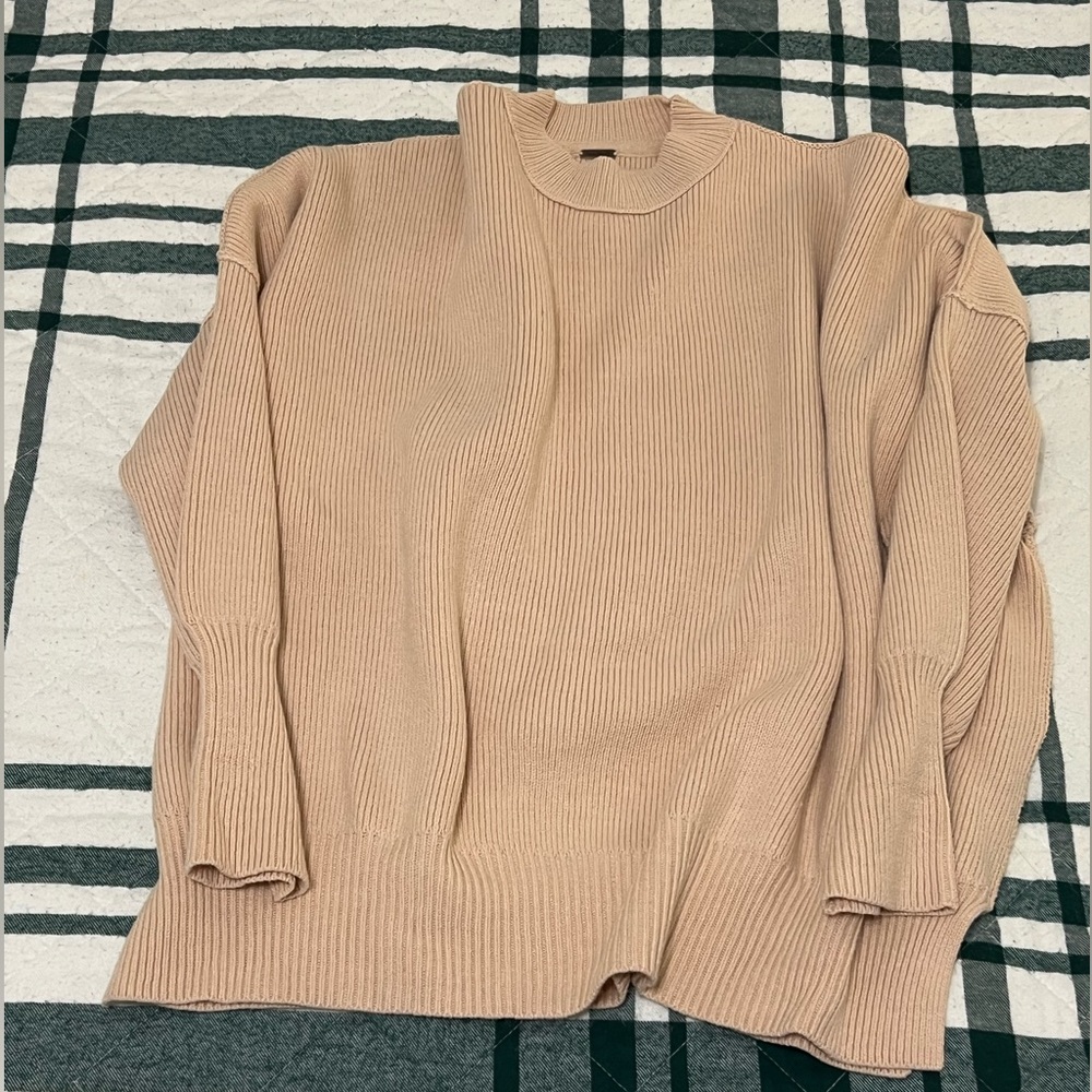 NWOT Free People Easy Street Tunic - color Peach Parfait